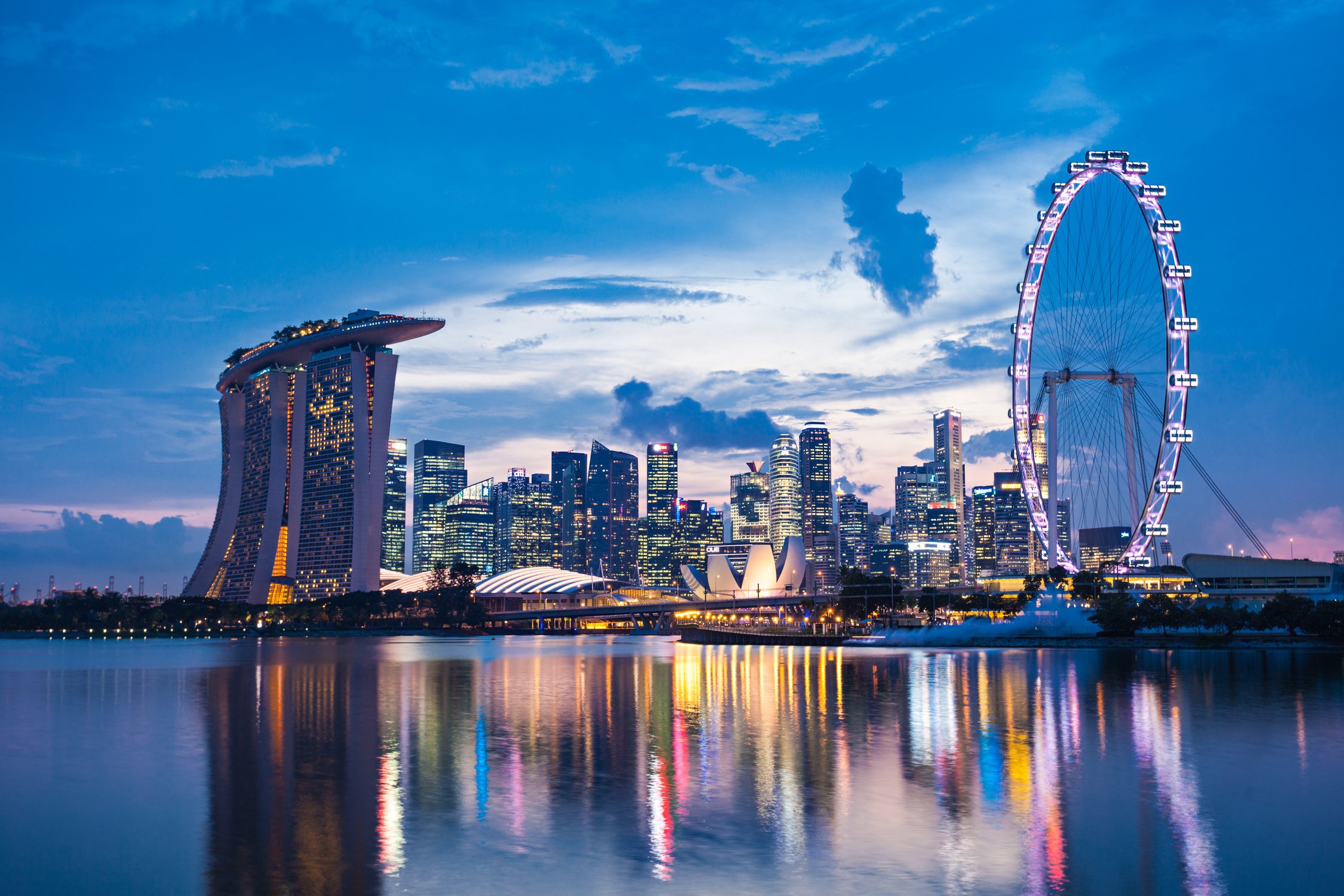 Singapore City Skyline in Singapore